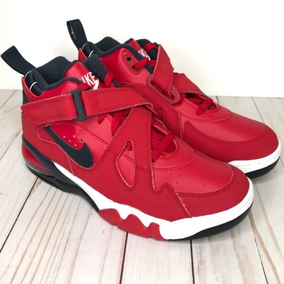 Other - NIKE Red Air Force Max CE Leather Sneakers Size 10